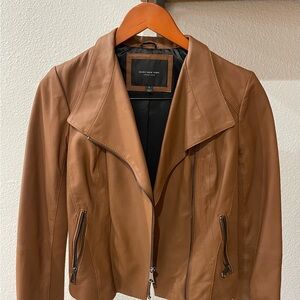 Marc New York Women's Tan Leather Jacket